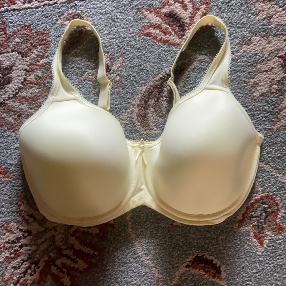 Wacoal bra - pale yellow - size 34G - like new